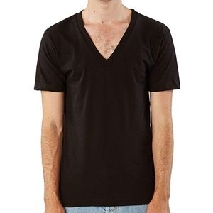 American apparel (old version) black v-neck